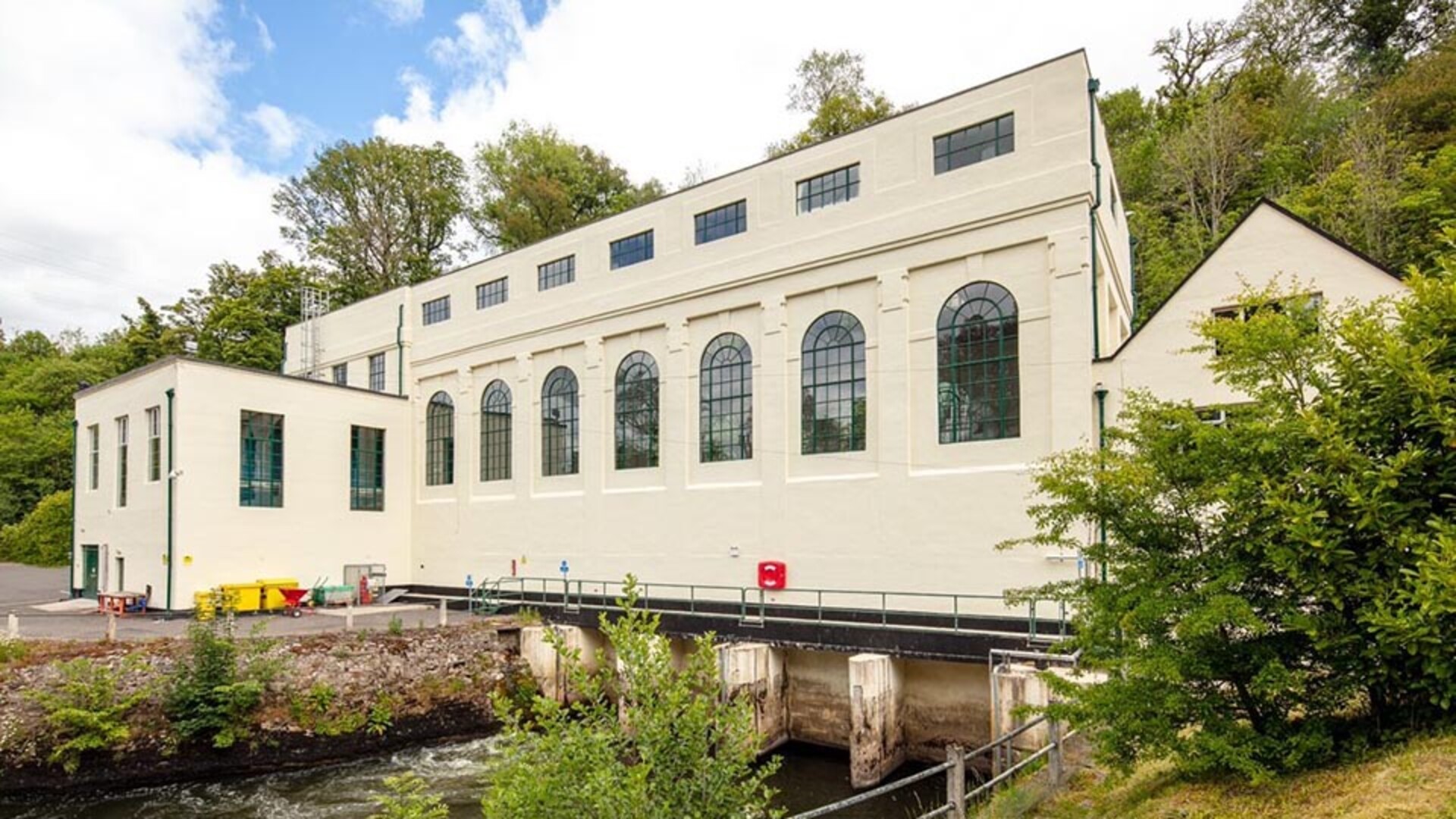 Stonebyres hydroelectric power station, Lanark Weber UK
